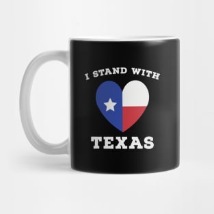 i stand with texas Mug